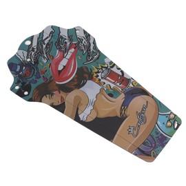 Mountain Bike Fenders Bike Mudguard Front and Rear Mud Guard Universal for Downhill Folding Bicycle(Color Beauties)