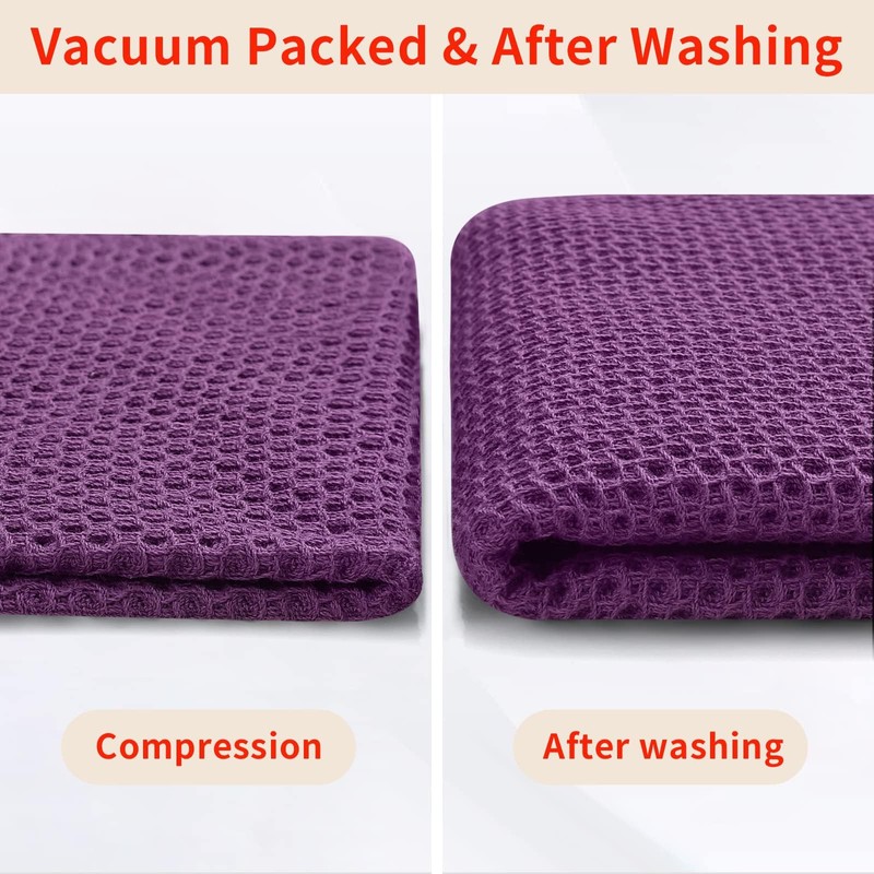 Homaxy Homaxy 100% Cotton Waffle Weave Kitchen Dish Towels, Ultra