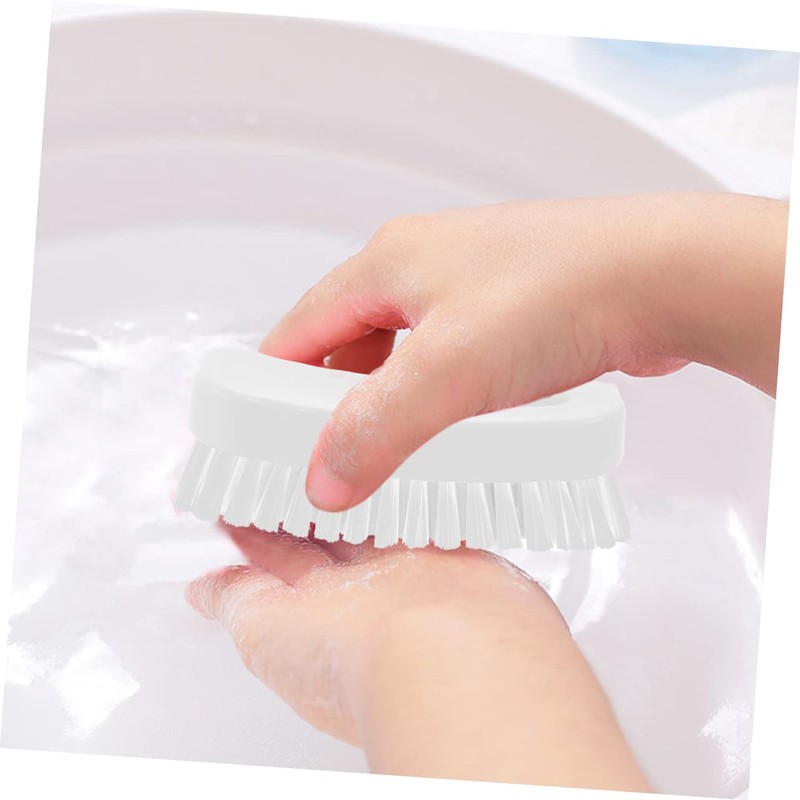 BIUDECO 2pcs Nail Care Tools Brush for Fingernail Scrubbing Cleaning
