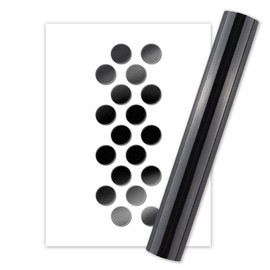 Briartw 4 Rolls Glimmer Hot Foil Roll Bundle for Crafts,Black Heat Activated Foil for Glimmer Hot Foil System/Heat Foil Pen,5.9inx16.4ft Heat Transfer Foil Roll,Foil Transfer Sheets