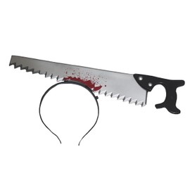 Petitebella Plastic Bloody Saw Headband (One Size)