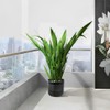 espidoo 3 Piece Ceramic Flower Pot Set: Modern Black Planters