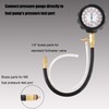 YSTOOL Fuel Pressure Tester Gauge Kit 140PSI Automotive Engine Injector