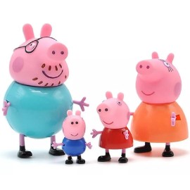 La Granja de Zenón Familia Pepa Pig Set 4 Figuras
