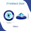 CRASPIRE Blue Evil Eye Beads 200pcs Evil Eye Nail Charms