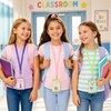 Hall Passes for Classrooms, 6 Set PVC Waterproof Bathroom Pass