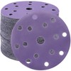 STEBRUAM 50pcs 150mm Sanding Discs 150 Grit 15 Holes Hook