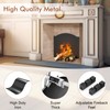 Zettfuly 19" Fireback for Fireplace - Iron Fireplace Back Plates