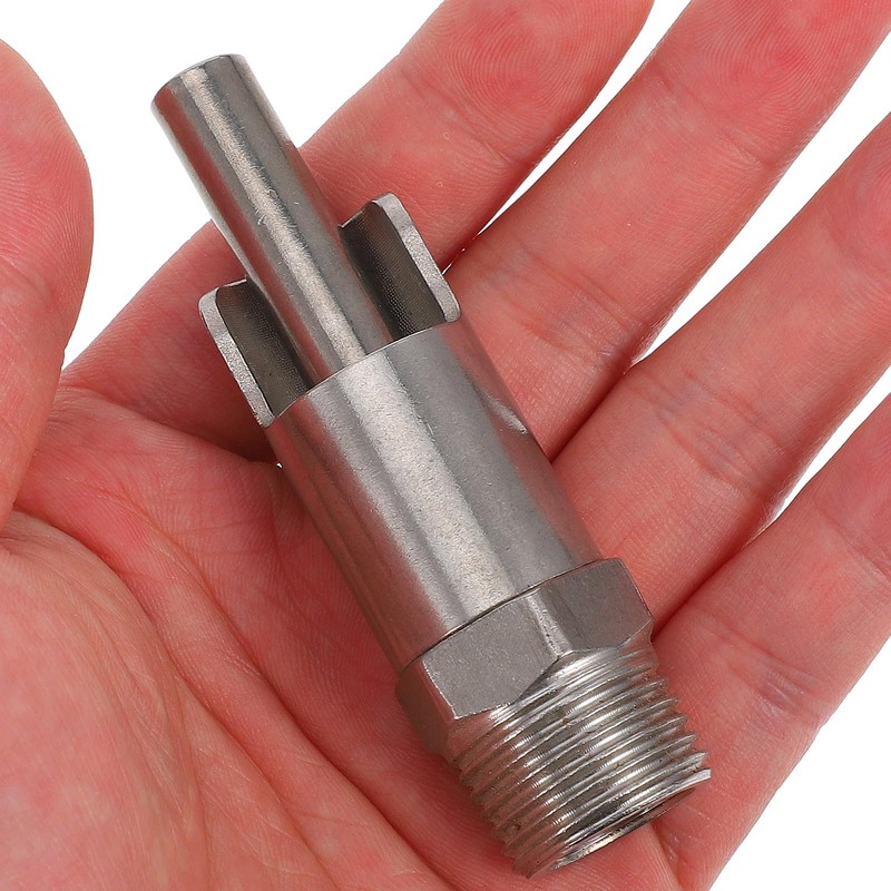 HEALEEP Stainless Steel Splashproof Pig Water Nozzle Small High Flow