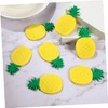 Garneck Office Decor 10pcs Refrigerator Magnets Pineapple Refrigerator Magnets Fruit
