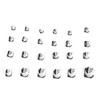 400Pcs SMD Electrolytic Capacitor 24 Values Aluminium 1uF‑1000uF Accessory Set