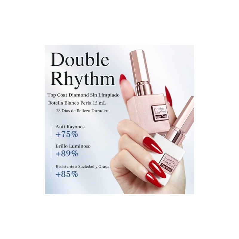 Double Rhythm- Juego de 2 piezas de capa superior y