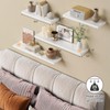 Forbena White Floating Shelves for Wall 36 Inches Long, Modern