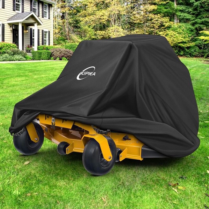 Kipiea Zero Turn Mower Cover- 600D Heavy Duty Outdoor Zero