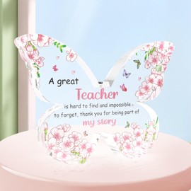 Thank You Teacher Gifts,Teacher Christmas Gifts,Gift Teacher,Thank You Gift,Nursery Teacher Gifts,Teacher Gifts for Women,Gift for Teacher End of the Year,New Teacher Gifts,Thank You Plaque