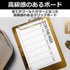 Felimoa Clipboard A5 Stainless Steel Binder Approx 8.3 x 5.9