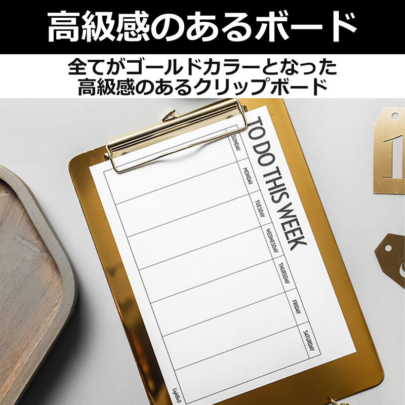 Felimoa Clipboard A5 Stainless Steel Binder Approx 8.3 x 5.9