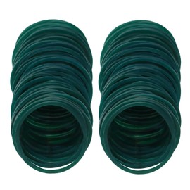 ONLYKXY Natural Rubber Bands,Soft Elastic Bands Hair Ties for Hair Braids Hair Rubber Ring (Dark Green Rubber Band 28mm 100pcs)