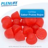 PLENLIFE Gomitas biotina y zinc sin azúcar sabor frutos rojos,
