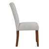 HomePop Button Tufted Fabric Dining Chairs - Slate Gray Woven