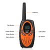 2pcs Wireless Walkie Talkie Hand Held 0.5W 3km Long Range