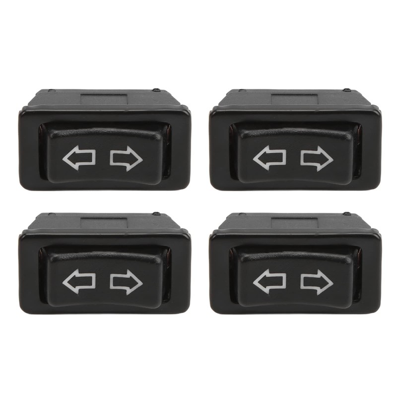 Power Window Switch ,Double Arrows 4PCS Car Glass Lift Switches
