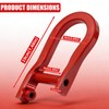 AWL Brothers Front Tow Hooks for Chevy Silverado 1500 &