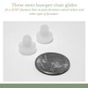 1/2" Nylon Stem Bumper Floor Protector, Protect Your Outdoor Furniture