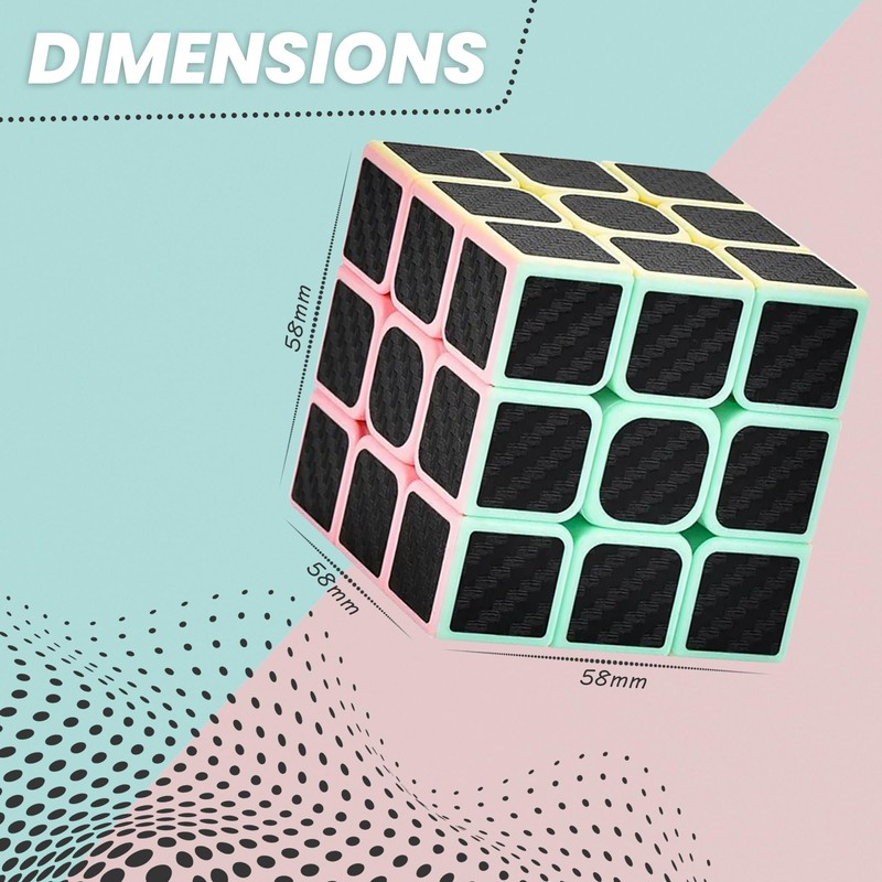 CREADY® Magic Cube 3 x 3 Speed Cube - Easy