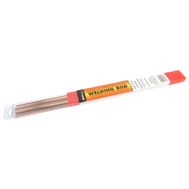 Forney 48571 Super Sil Flo Brazing Rod, 1/8-Inch, 1/2-Pound
