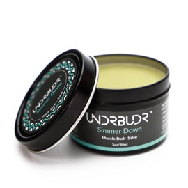 UNDRBUDR Recovery Muscle Rub, Post Activity Repair and Recovery with Arnica, Comfrey, & Essential Oils, 3oz Salve