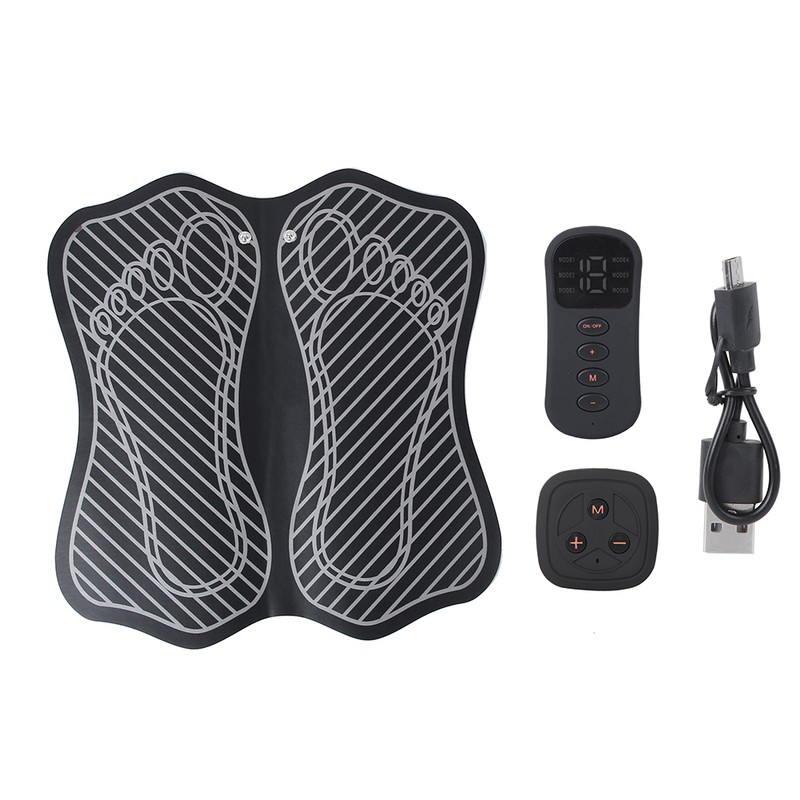 Multifunction Folding Pulse Meter Charging Sport Fitness Massager Vibrating Pedicure