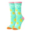 HAPPYPOP 2024 Funny Socks For Women Rubber Duck Socks Funny