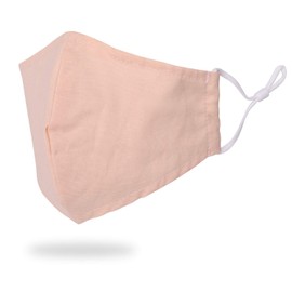 Reusable Face Mask Washable Face Covering Bandana Face Mask, 3 Layer Cotton Face Mask Breathable Fashion Face Mask for Protection Against Pollution, Beige, 1pc