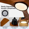 VCQQ 36 Inch Ceiling Fans with Lights and Remote, 3