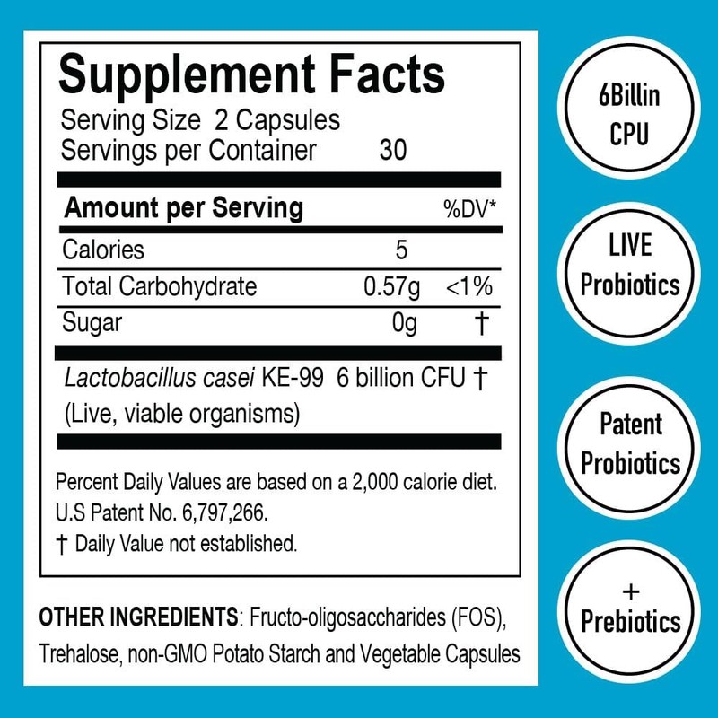  Delivered alive Lactic acid bacteria KE-99 oligosaccharide trehalose <60