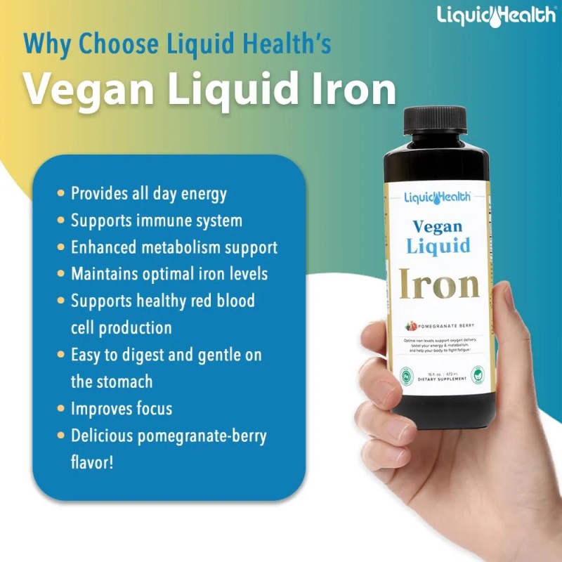 Kit Diario Vegano Liquidhealth Vitaminas Líquidas Orgánicas