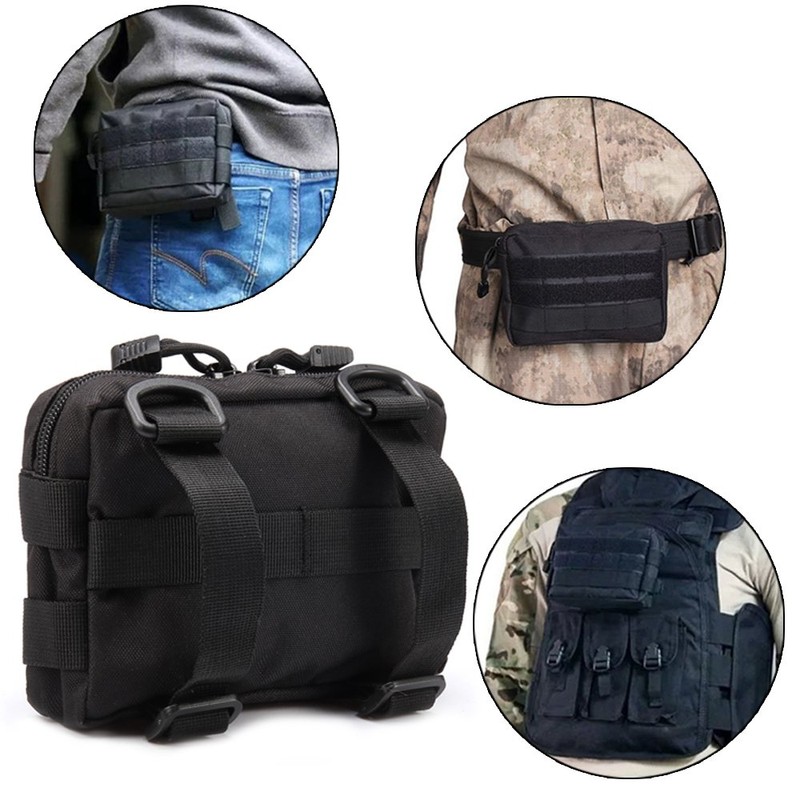 MOLLE Pouches - 2 Pack Tactical Compact Water-Resistant Utility Gadget