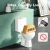 Aünsffer Toilet Seat Round Soft Close16.5'', Toilet Lid Slow Close