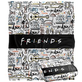 FRIENDS Silky Touch Kuscheldecke, Optimalweich, 152 x 127 cm