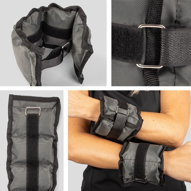 Phoenix Fitness Wrist Weights - Adjustable Strap Exercise Ankle Weights