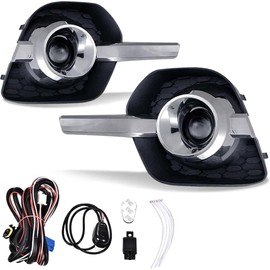 DOTCOM Fog Lights Fit Chevy Equinox L/LT/LTZ/LS 2.4L/3.6L 2010-2016