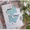 Woodware Clear Singles Torn Paper Butterflies 3 in x 4