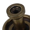 BQLZR 25 x 23mm Antique Flower Round Handle Kitchen Cabinet