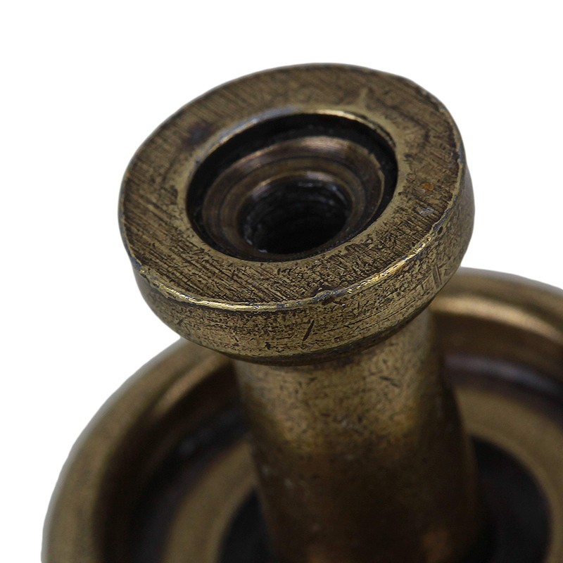 BQLZR 25 x 23mm Antique Flower Round Handle Kitchen Cabinet