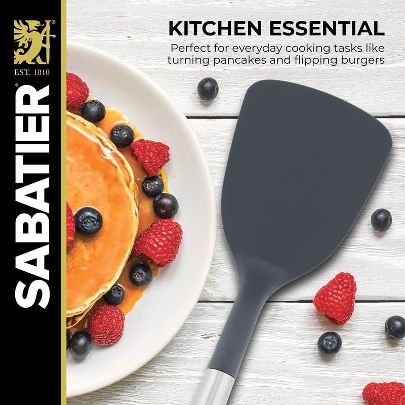 Sabatier Stainless Steel Short Turner, Silver