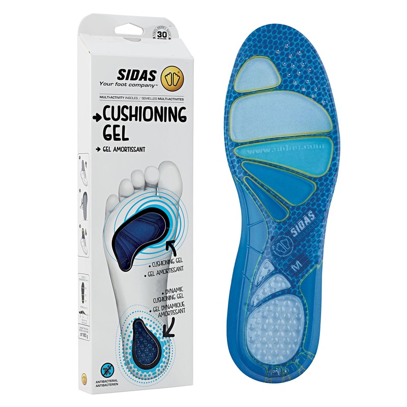 SIDAS Adult Cushioning Gel Sole, blue