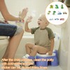 AOEVUIR Pack of 10 Potty Training Stickers Reusable Funny Potty
