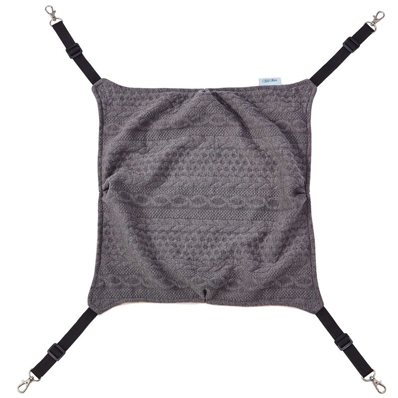 ADD. MATE Cat Hammock,Knitted Fabric Wrapped Nyan Mock, Gray, One