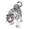 Tiger White Large Iron-On or Sew On Patch Iron-On Patch